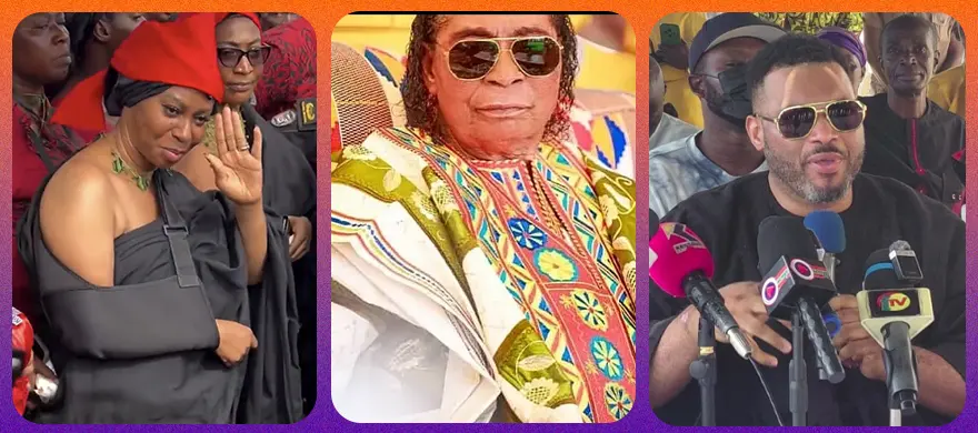 Adwoa Safo at the Kantanka funeral
