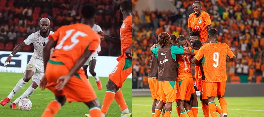 ghana vs gambia, gambia celebrating