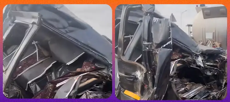 ofankor barrier crash scene august 2026